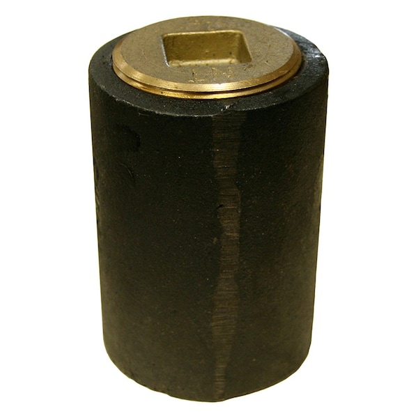 2in Plain End Cast Iron Cleanout-Short Pattern, 1-1/2in Countersunk Southern Code Plug-2-7/8in H